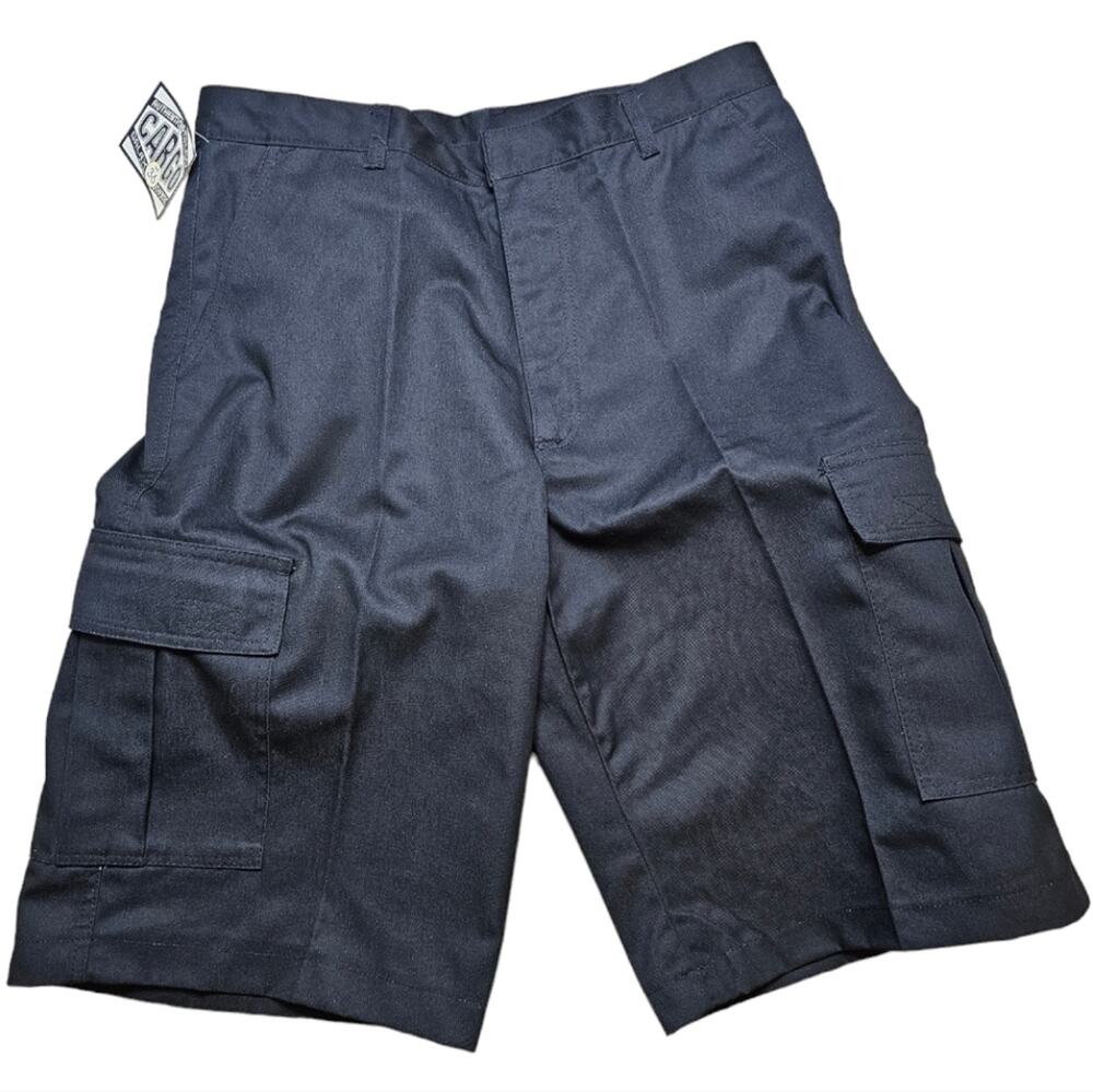 Authentic Galaxy by Harvick Men's Cargo Shorts Navy Blue Size 34